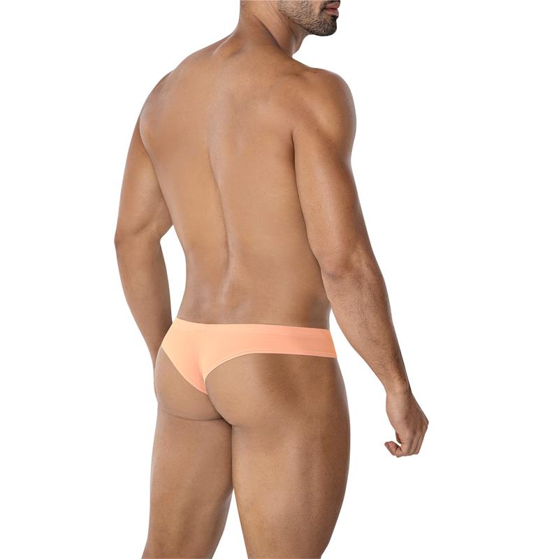 CUT4MEN - C4MSPX22 CALZONCILLO HYBRID CHEEKY BRIEF MELOCOTÓN
