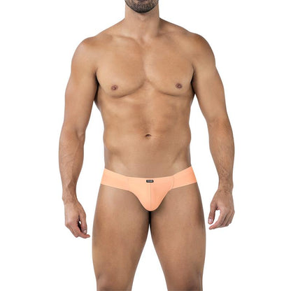 CUT4MEN - C4MSPX22 CALZONCILLO HYBRID CHEEKY BRIEF MELOCOTÓN