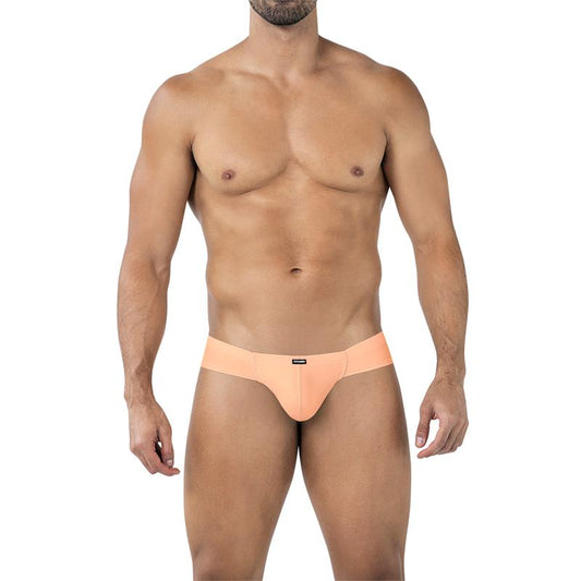 CUT4MEN - C4MSPX22 CALZONCILLO HYBRID CHEEKY BRIEF MELOCOTÓN