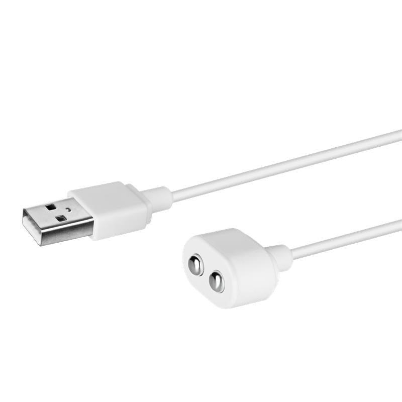 SATISFYER - CABLE MAGNÉTICO USB BLANCO