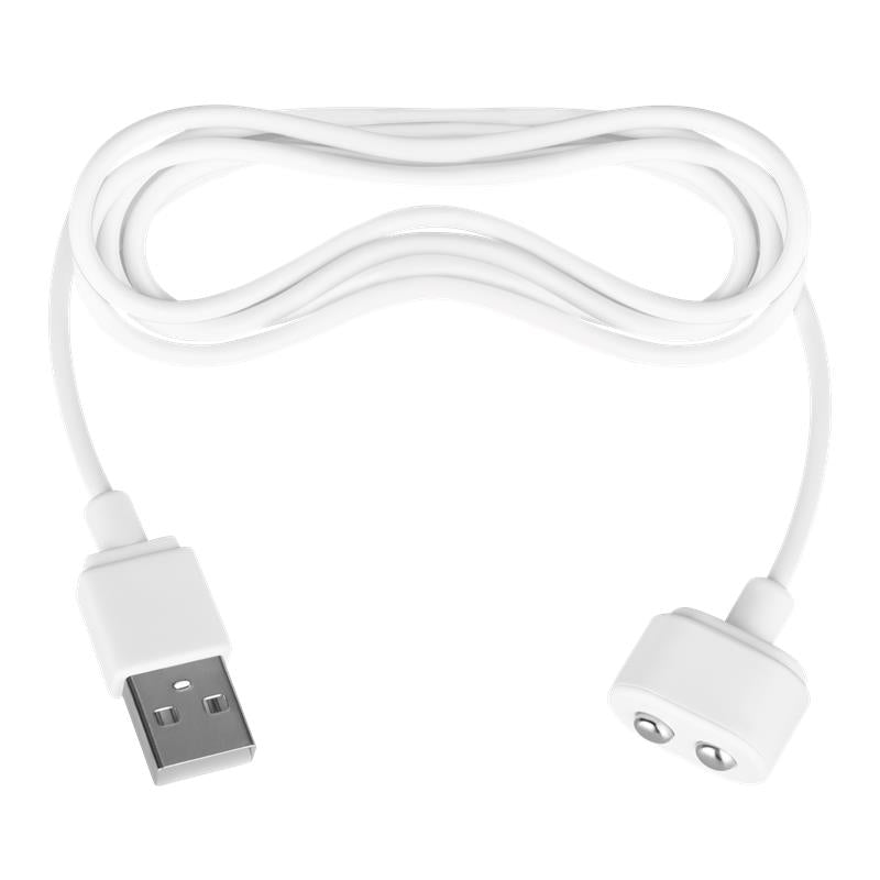 SATISFYER - CABLE MAGNÉTICO USB BLANCO