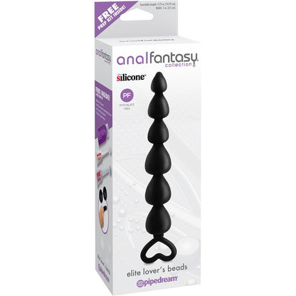 Cadena Anal Elite Lovers Beads Negro