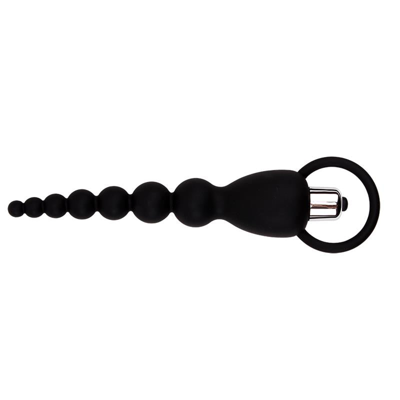 CHISA - CADENA ANAL ELITE POWER 19.5 CM SILICONA NEGRO