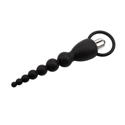 CHISA - CADENA ANAL ELITE POWER 19.5 CM SILICONA NEGRO