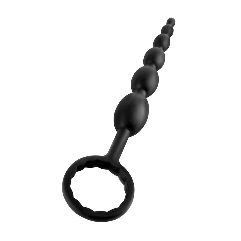 ANAL FANTASY COLLECT. - CADENA ANAL FIRST-TIME FUN BEADS NEGRO