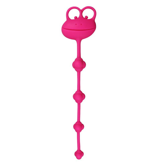 LOVETOY - CADENA ANAL FROG ROSA