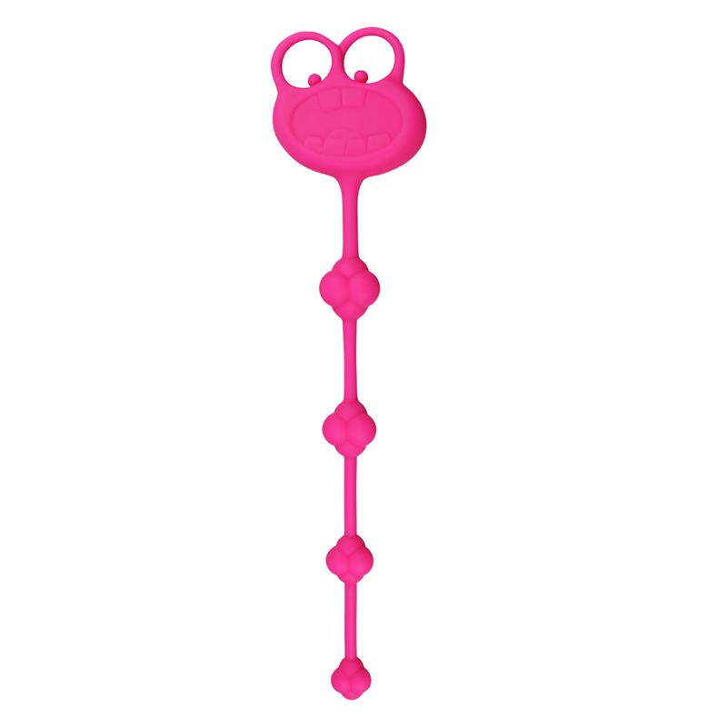 LOVETOY - CADENA ANAL FROG ROSA