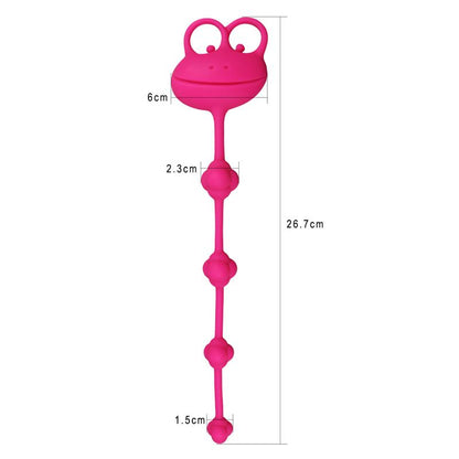 LOVETOY - CADENA ANAL FROG ROSA