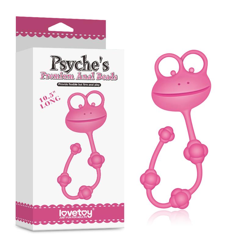 LOVETOY - CADENA ANAL FROG ROSA