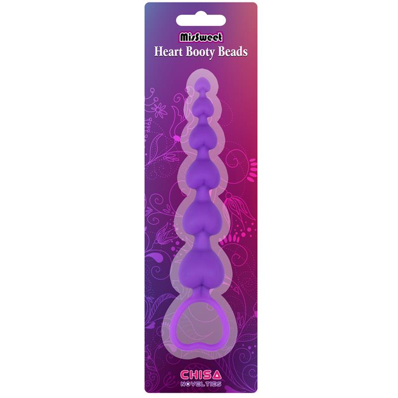 CHISA - CADENA ANAL HEART BOOTY BEADS