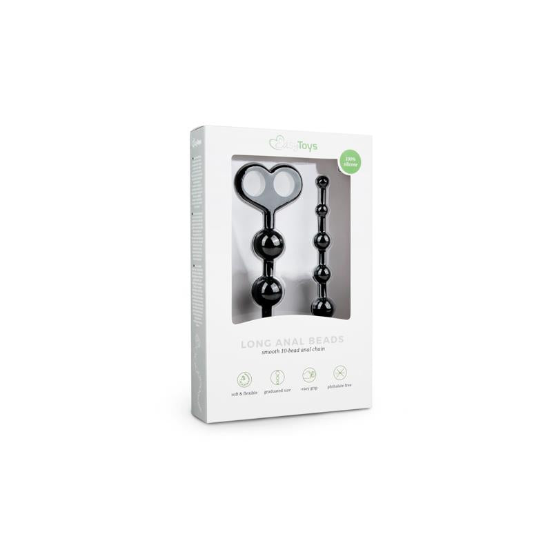 EASYTOYS - CADENA ANAL LARGA - NEGRA