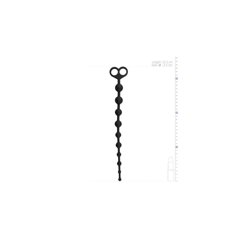 EASYTOYS - CADENA ANAL LARGA - NEGRA