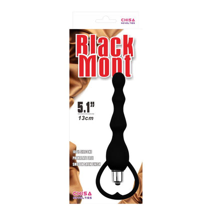 CHISA - CADENA ANAL TAIL POWER SILICONA NEGRO