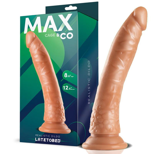 MAX & CO - CAGE DILDO REALISTA NATURAL 8,65 - 22 CM
