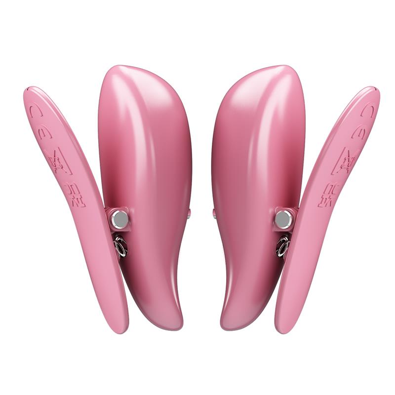 PRETTYLOVE - CAILEY PINZAS PARA PEZONES CON VIBRACIÓN Y CONTROL REMOTO