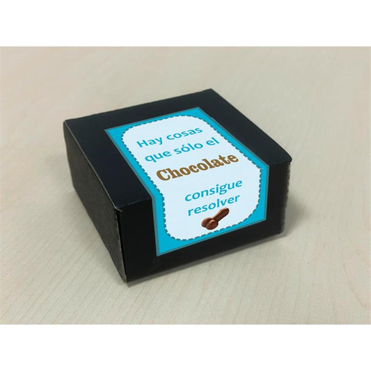 DIVERTY SEX - CAJA DE 8 BOMBONES CHOCOLATE PURO FORMA DE PENE