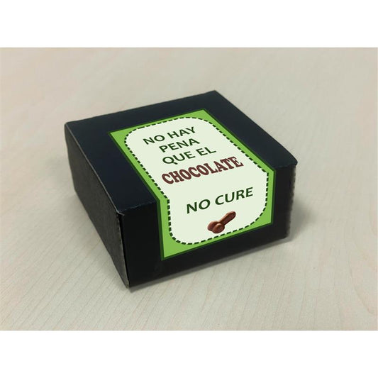 DIVERTY SEX - CAJA DE 8 BOMBONES CHOCOLATE PURO FORMA PENE