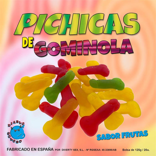 DULCISWEET - CAJA GOMINOLA PITO SABOR FRUTAS