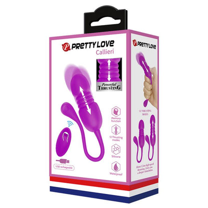 PRETTYLOVE - CALLIERI HUEVO VIBRADOR CON THRUSTING Y CONTROL REMOTO