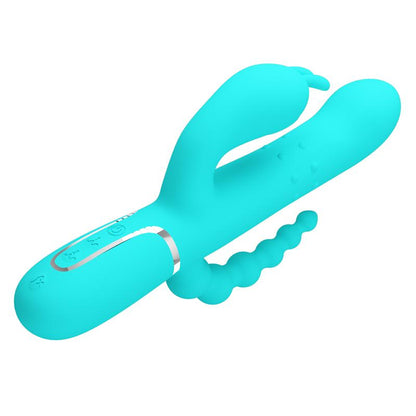 PRETTYLOVE - CAMMY VIBRADOR CON BOLAS ROTADORAS Y CADENA ANAL