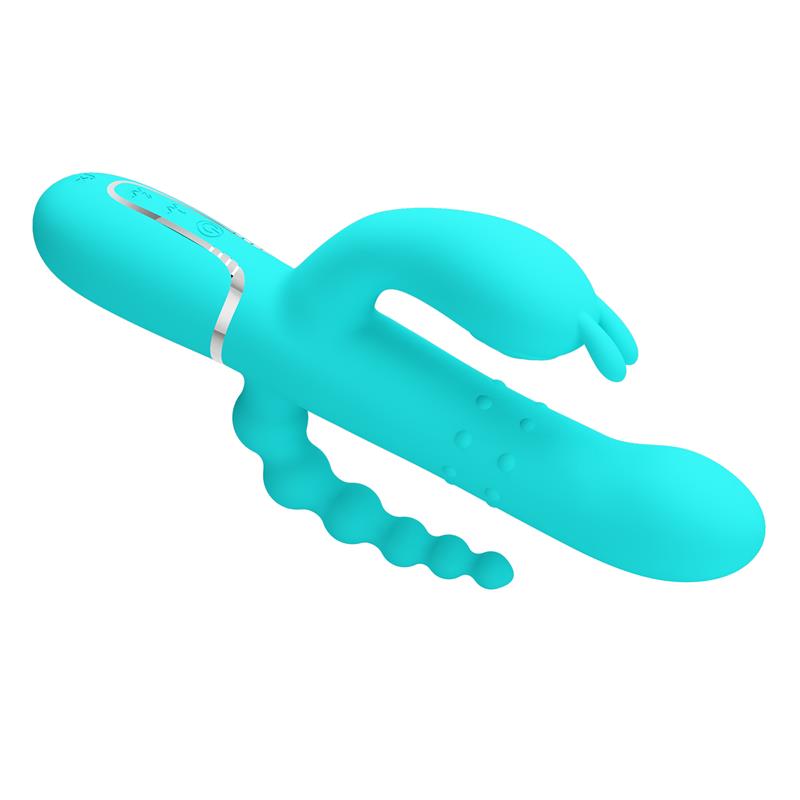 PRETTYLOVE - CAMMY VIBRADOR CON BOLAS ROTADORAS Y CADENA ANAL
