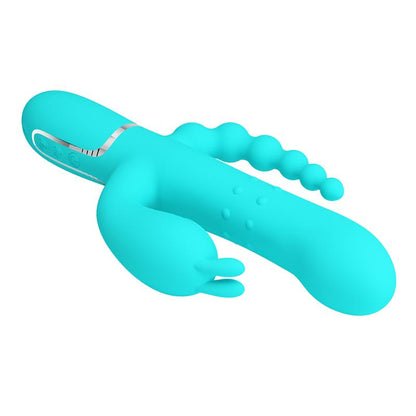 PRETTYLOVE - CAMMY VIBRADOR CON BOLAS ROTADORAS Y CADENA ANAL