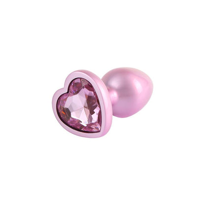 CHISA - CANDY PINK HEART PLUG ANAL CON JOYA EN LA BASE S