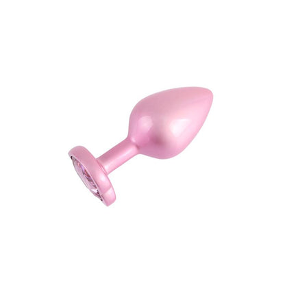 CHISA - CANDY PINK HEART PLUG ANAL CON JOYA EN LA BASE TALLA M