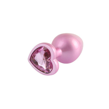 CHISA - CANDY PINK HEART PLUG ANAL CON JOYA EN LA BASE TALLA M