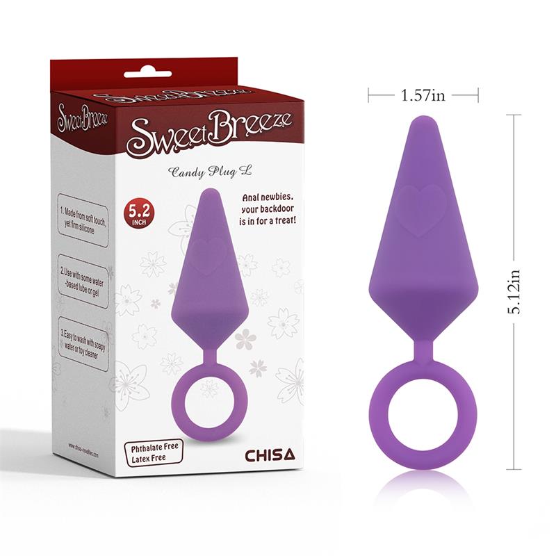 CHISA - CANDY PLUG ANAL TALLA L PURPURA