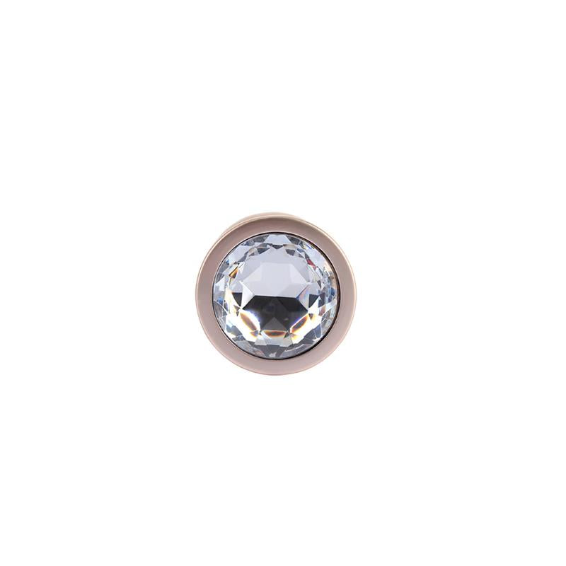CHISA - CANDY ROSE GOLD GEM PLUG ANAL CON JOYA EN LA BASE TALLA M