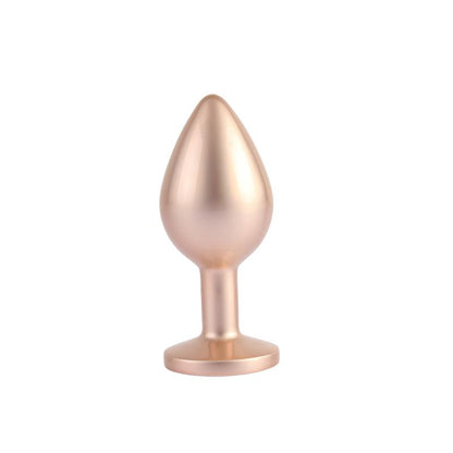 CHISA - CANDY ROSE GOLD GEM PLUG ANAL CON JOYA EN LA BASE TALLA M