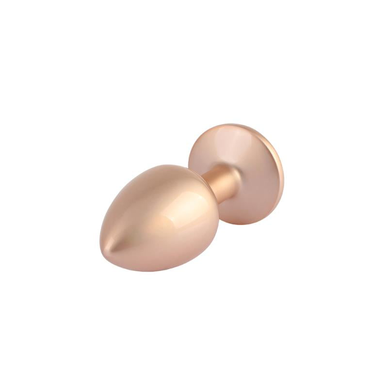 CHISA - CANDY ROSE GOLD GEM PLUG ANAL CON JOYA EN LA BASE TALLA S