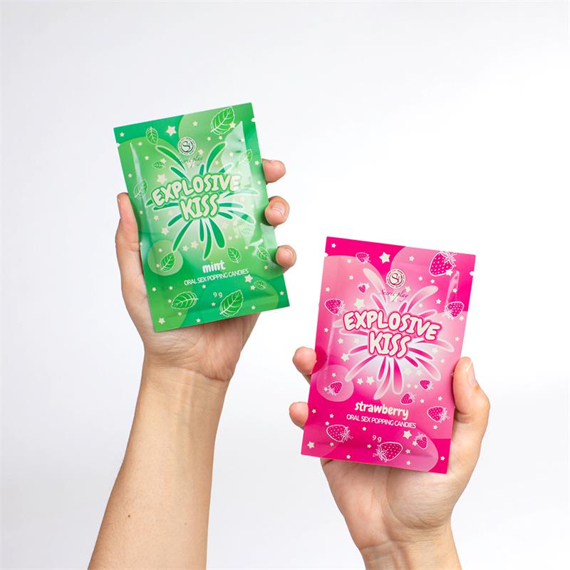 SECRET PLAY - CARAMELOS EXPLOSIVOS SEXO ORAL POPPING CANDIES DISPLAY 48 UNIDADES