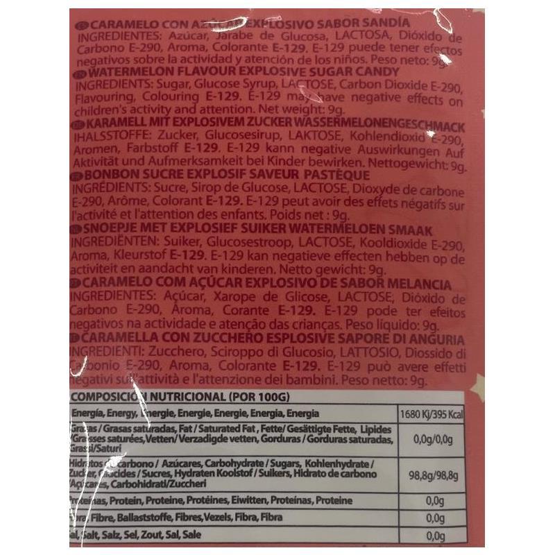 SECRET PLAY - CARAMELOS EXPLOSIVOS SEXO ORAL POPPING CANDIES DISPLAY 48 UNIDADES