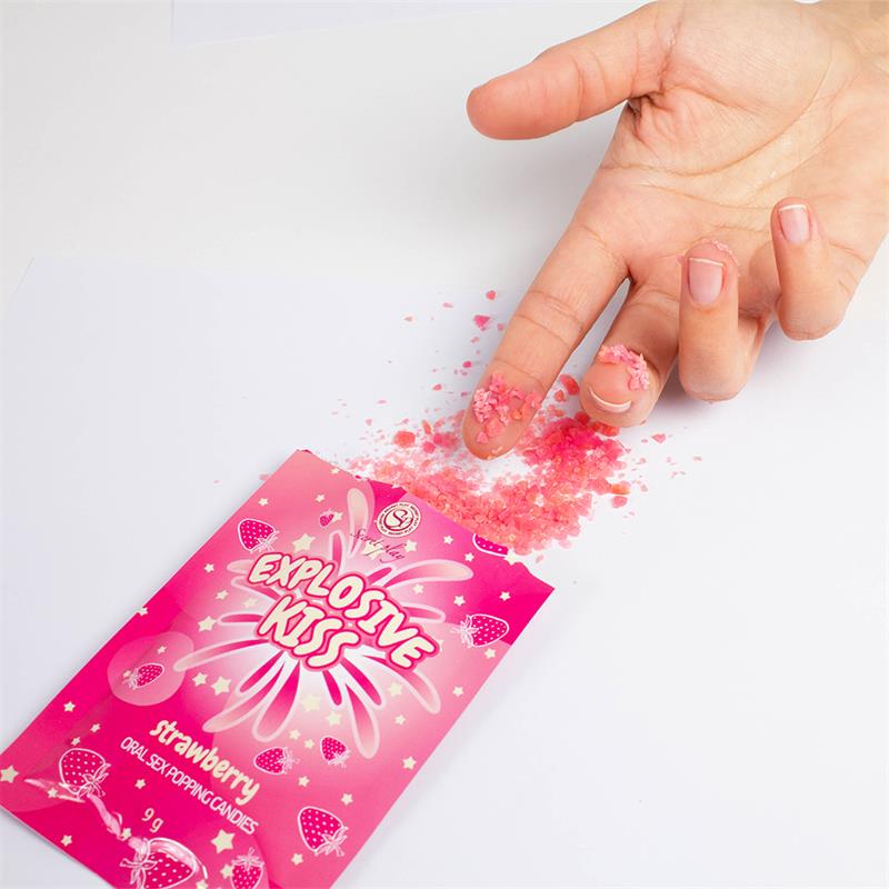 SECRET PLAY - CARAMELOS EXPLOSIVOS SEXO ORAL POPPING CANDIES DISPLAY 48 UNIDADES