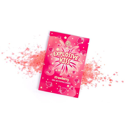 SECRET PLAY - CARAMELOS EXPLOSIVOS SEXO ORAL POPPING CANDIES UNIDAD SABOR FRESA