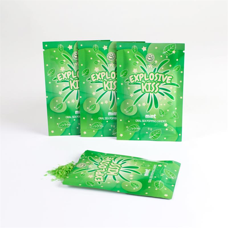 SECRET PLAY - CARAMELOS EXPLOSIVOS SEXO ORAL POPPING CANDIES UNIDAD SABOR MENTA