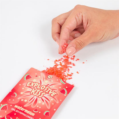 SECRET PLAY - CARAMELOS EXPLOSIVOS SEXO ORAL POPPING CANDIES UNIDAD SABOR SANDÍA