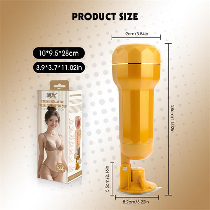CHISA - CARINA MASTURBADOR VAGINA REALISTA CON VIBRACION