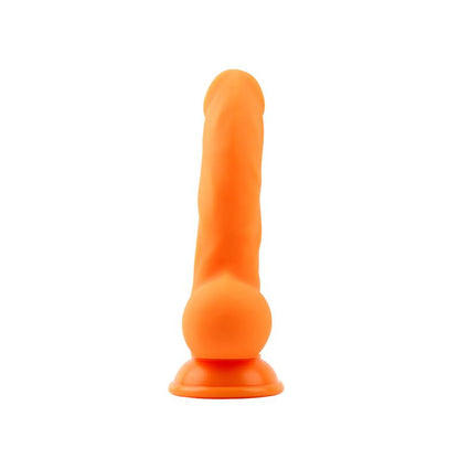 CHISA - CARL.L DILDO SILICONA LIQUIDA NARANJA 21.7CM,O4.1CM