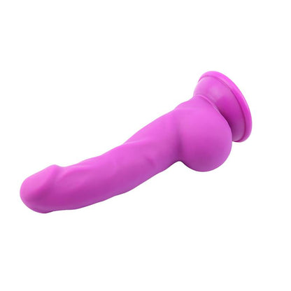 CHISA - CARL.L DILDO SILICONA LIQUIDA PURPURA 21.7CM
