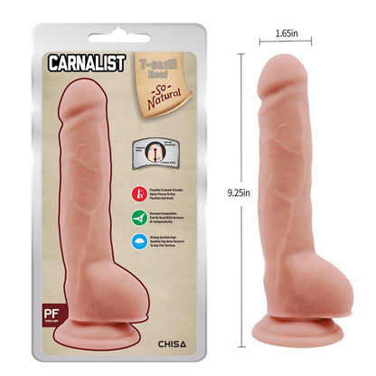 CHISA - CARNAL DILDO DUAL DENSITY 23.5CM