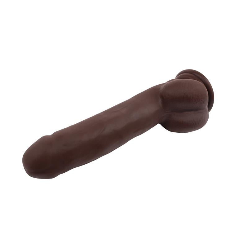 CHISA - CARNAL PLEASURE DILDO DUAL DENSITY MARRÓN 23.5CM