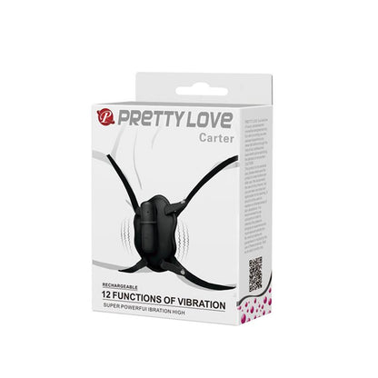 PRETTYLOVE - CARTER ESTIMULADOR CON 12 FUNCIONES DE VIBRACIÓN