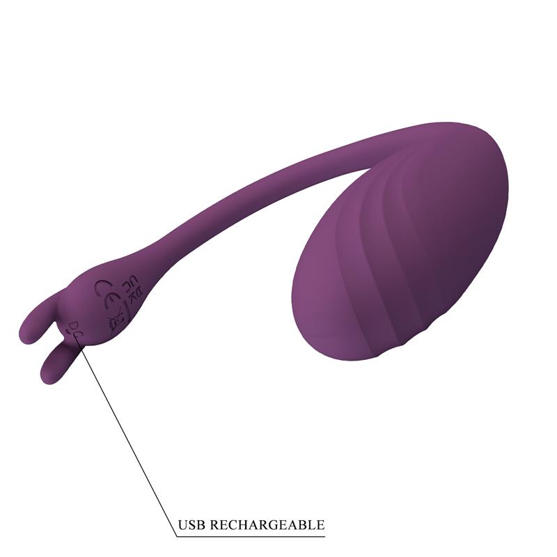 PRETTYLOVE - CATALINA HUEVO VIBRADOR CON APP PÚRPURA