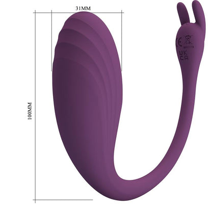 PRETTYLOVE - CATALINA HUEVO VIBRADOR CON APP PÚRPURA