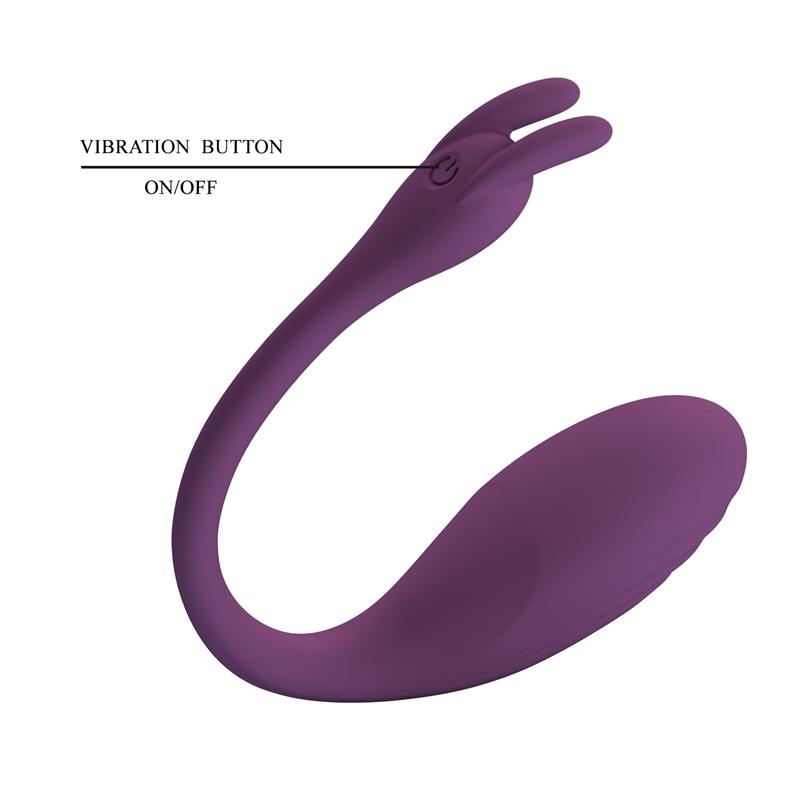 PRETTYLOVE - CATALINA HUEVO VIBRADOR CON APP PÚRPURA