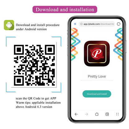 PRETTYLOVE - CATALINA HUEVO VIBRADOR CON APP ROSA