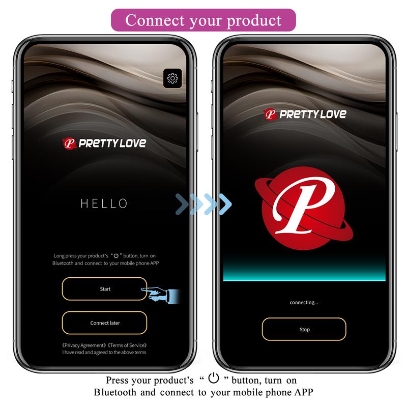 PRETTYLOVE - CATALINA HUEVO VIBRADOR CON APP ROSA